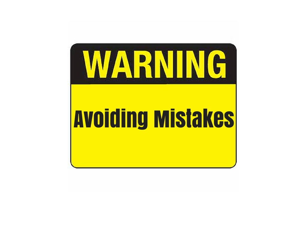 mistakes