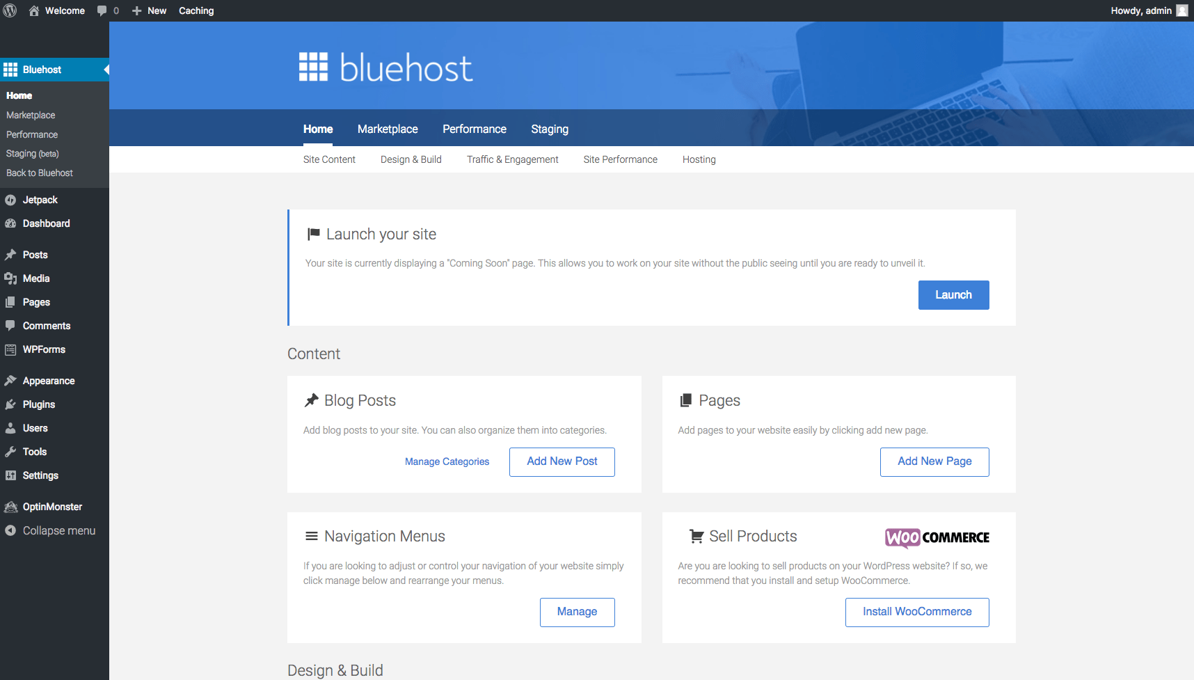 WordPressBluehost